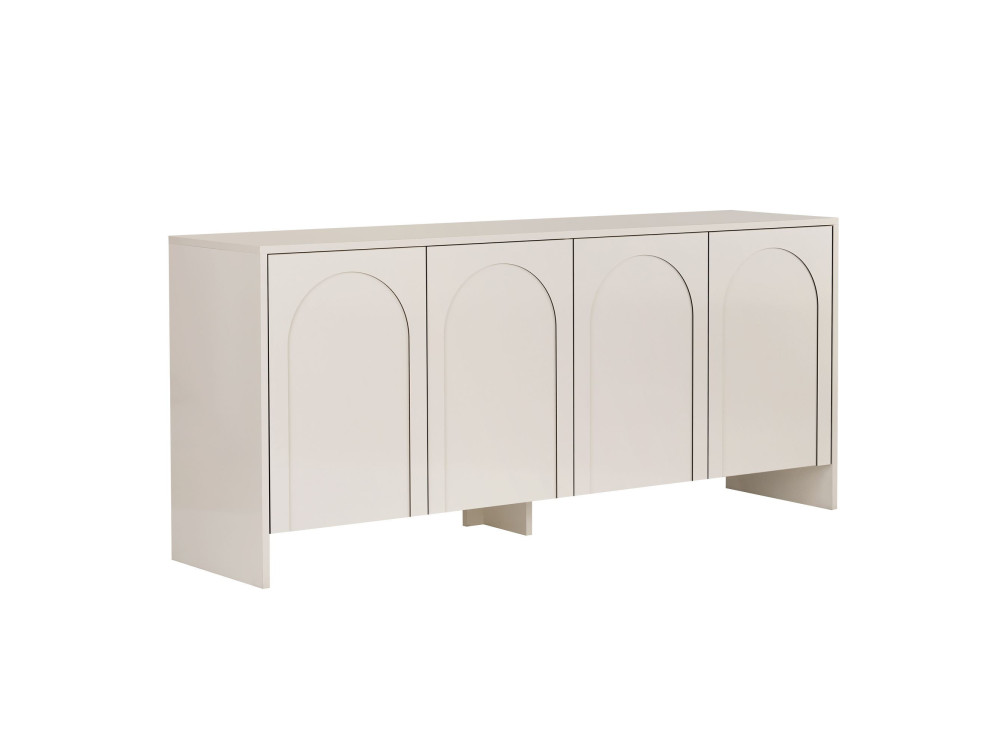 Credenza in legno "Arlen" - 180 x 45 x 80 cm - Crema