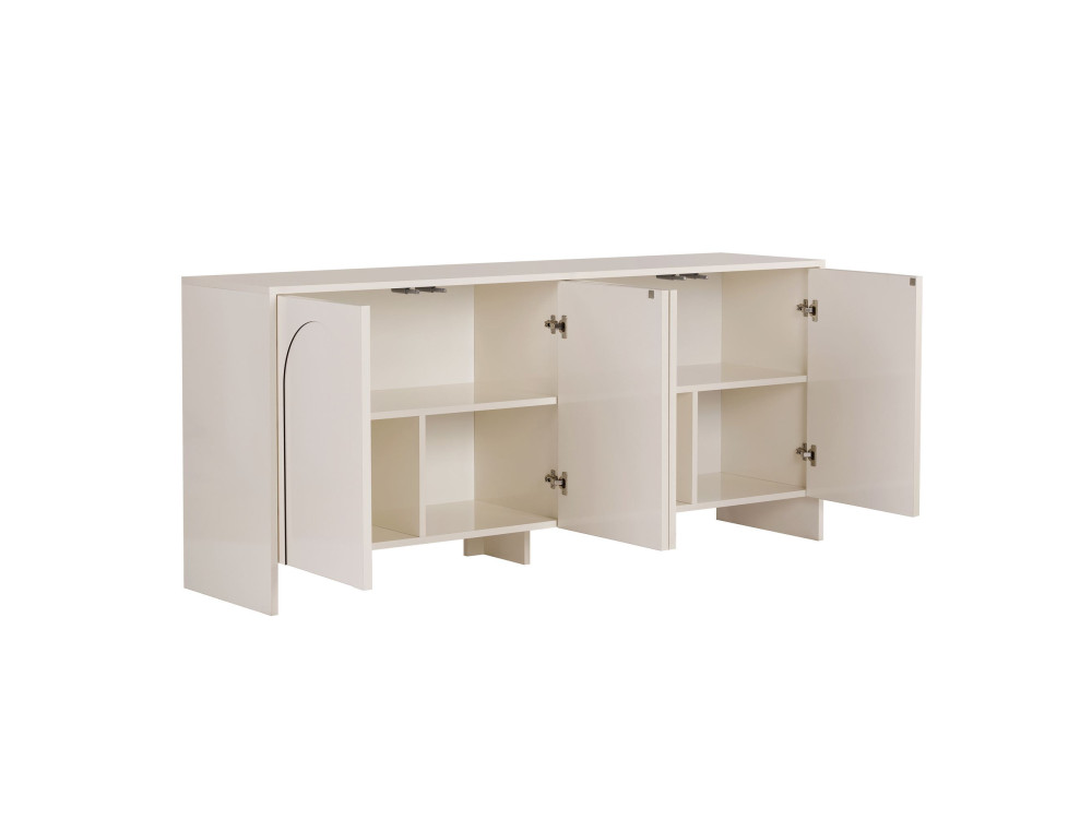 Credenza in legno "Arlen" - 180 x 45 x 80 cm - Crema