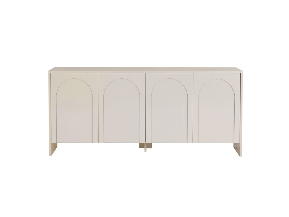 Credenza in legno "Arlen" - 180 x 45 x 80 cm - Crema