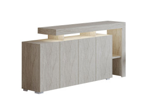Credenza in legno "Beliz" - 170 x 35 x 80 cm - Travertino