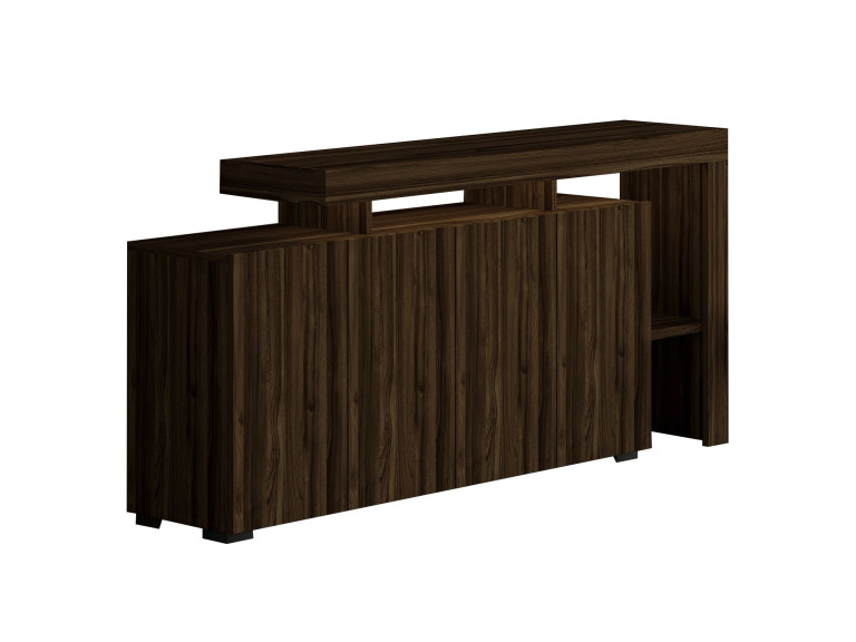 Credenza in legno "Beliz" - 170 x 35 x 80 cm - Noce