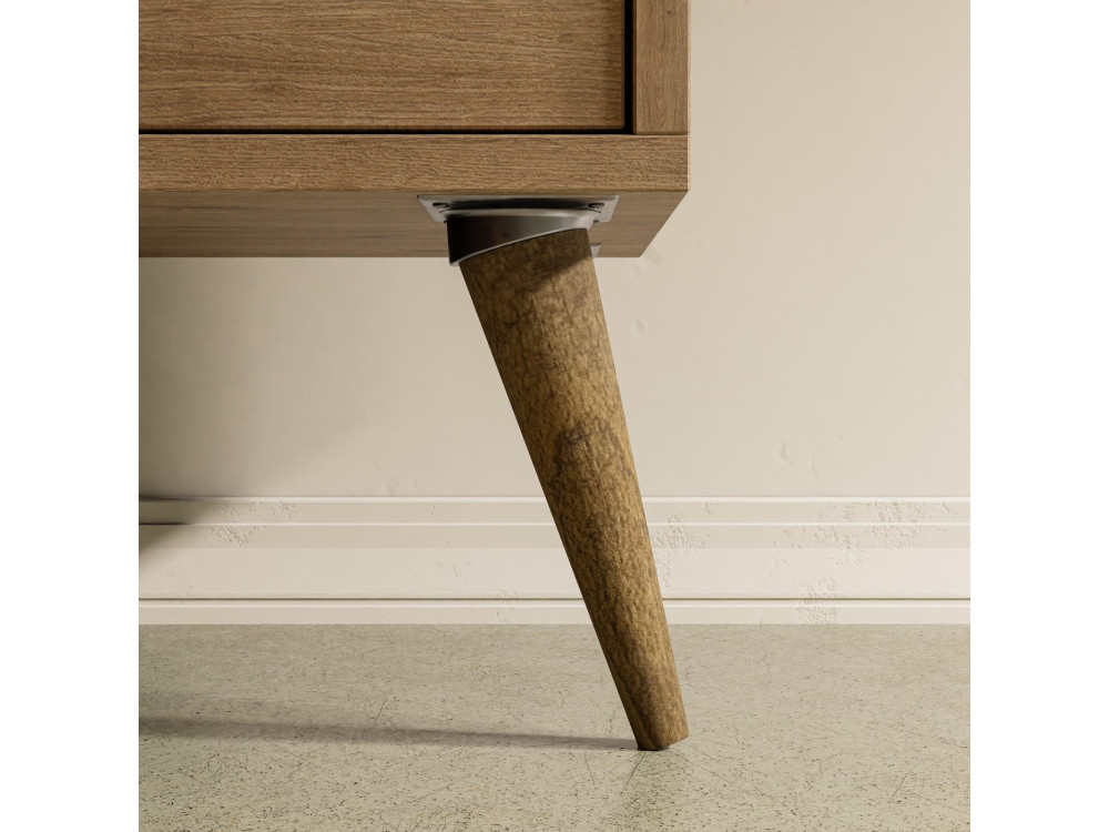 Credenza in legno "Exxen" - 180 x 45 x 80 cm - Marrone