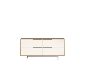 Credenza in legno "ON3-SW" - 160 x 44 x 74 cm - Bianco
