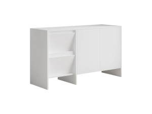 Credenza in legno "Laris 130" - 130 x 44 x 82 cm - Bianco