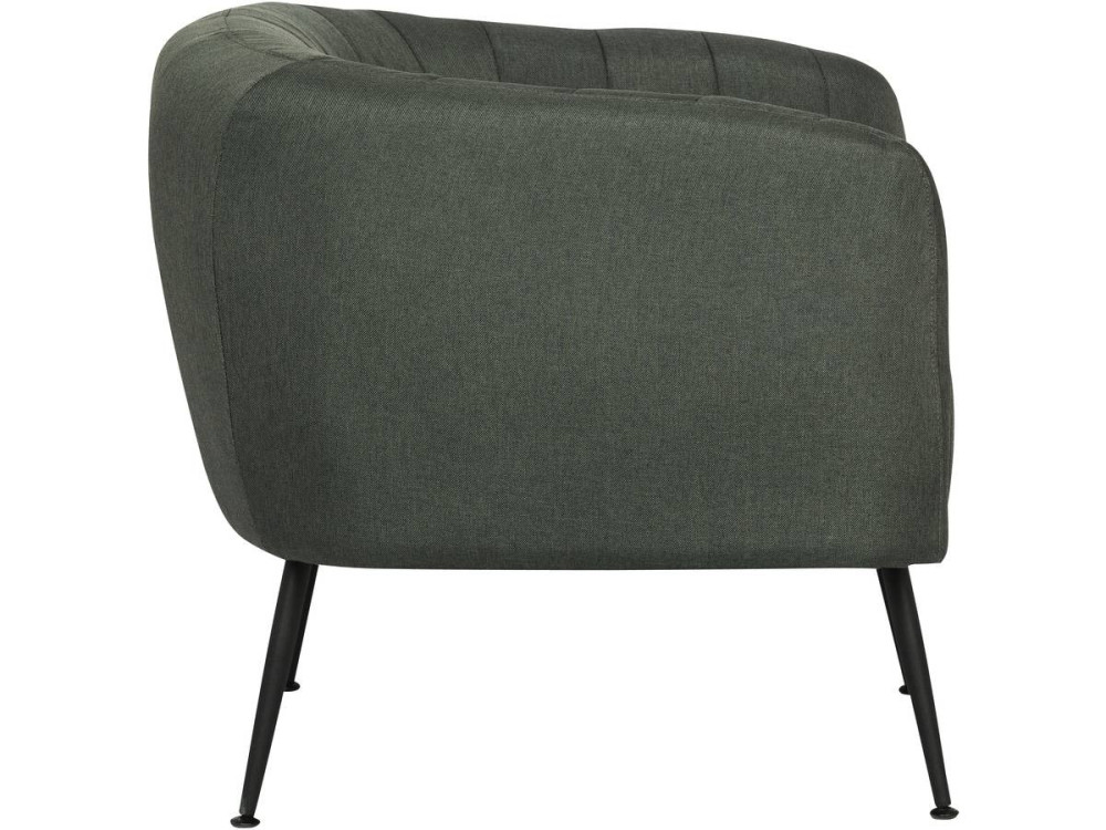 Poltrona in tessuto "Diana" - Grigio scuro