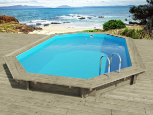 Piscina in legno "Florida" - 6,57 x 4,57 x 1,31 m