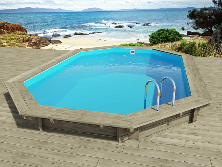 Piscina in legno "Florida" - 6,57 x 4,57 x 1,31 m