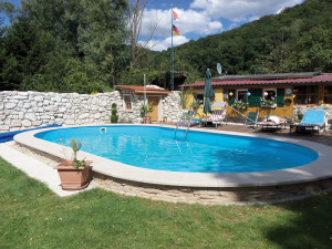 Kit piscina ovale interrata - 7,00 x 3,50 x 1,20 m