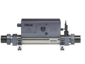 Riscaldatore elettrico "Vulcan Analog" - 29 x 24 x 51,5 cm - 9 kW trifase - Grigio