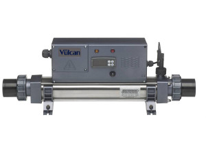 Riscaldatore elettrico "Vulcan Digital" - 29 x 24 x 51,5 cm - 6 kW monofase - Grigio