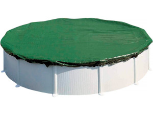 Copertura invernale per piscine ovali - 7,30 x 3,75 m - Verde