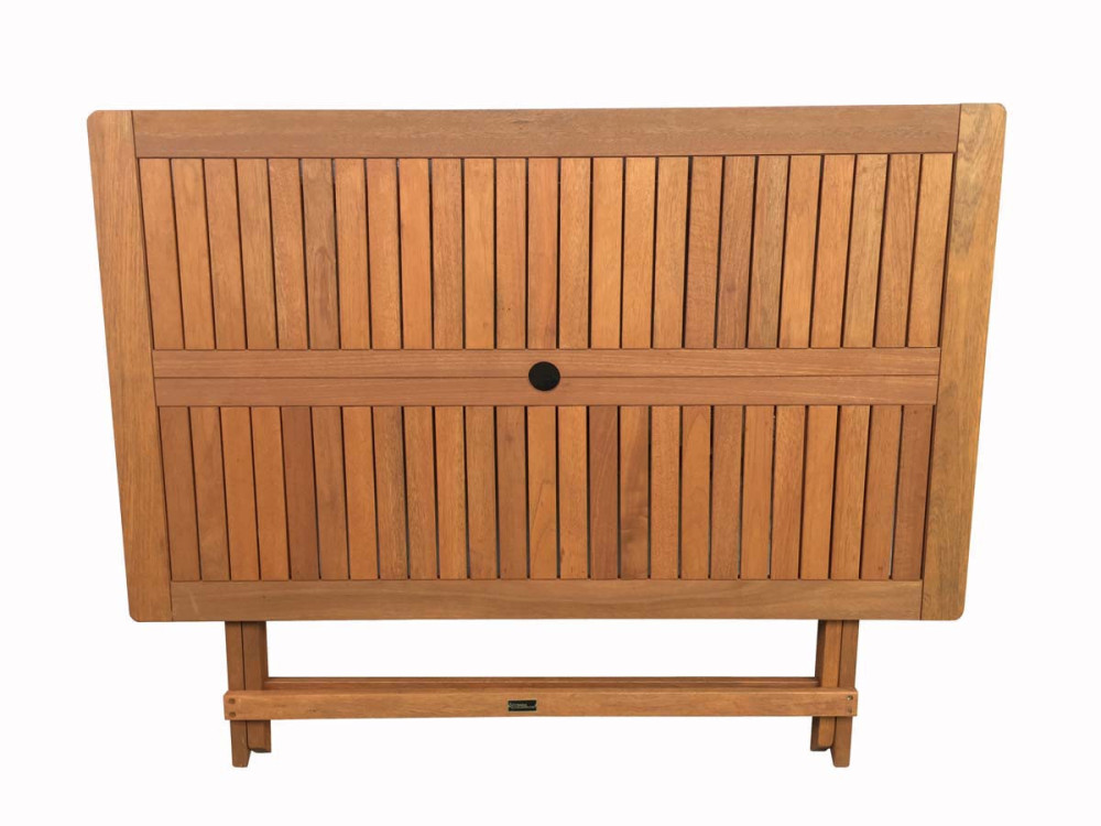 Tavolo pieghevole esotico "Hong Kong" - Maple - 135 x 80 cm - Marrone chiaro