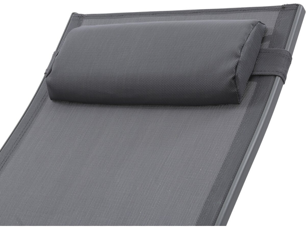 2 lettini in alluminio Beauty - PHOENIX - Grigio scuro / Argentato - set di 2