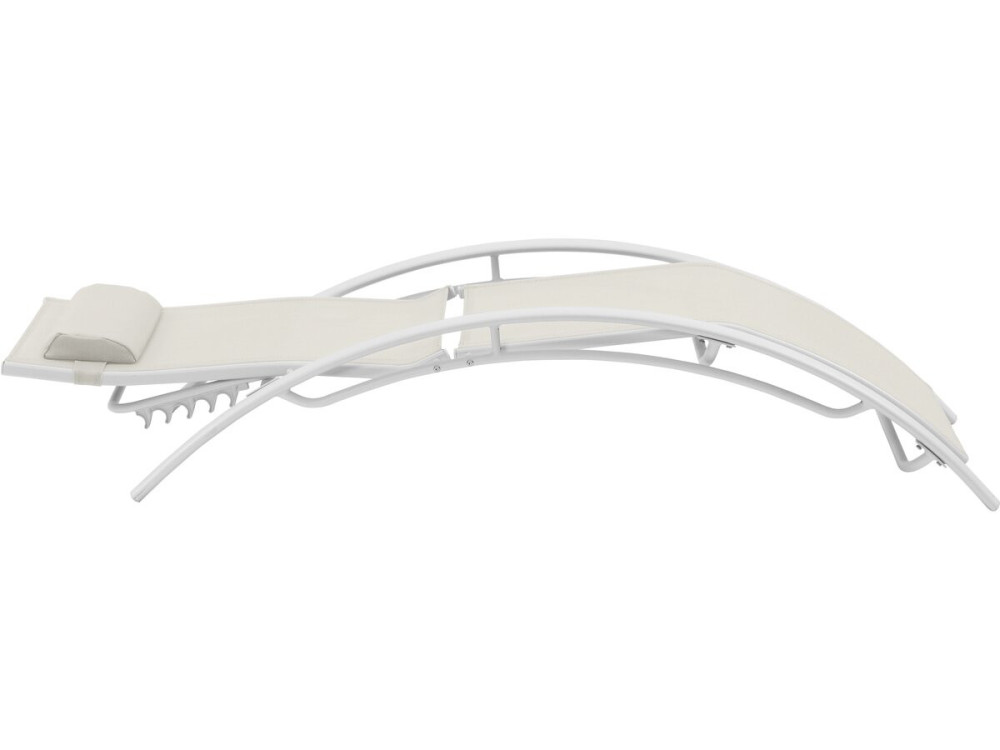 2 lettini in alluminio Beauty - PHOENIX - Ecru - set di 2
