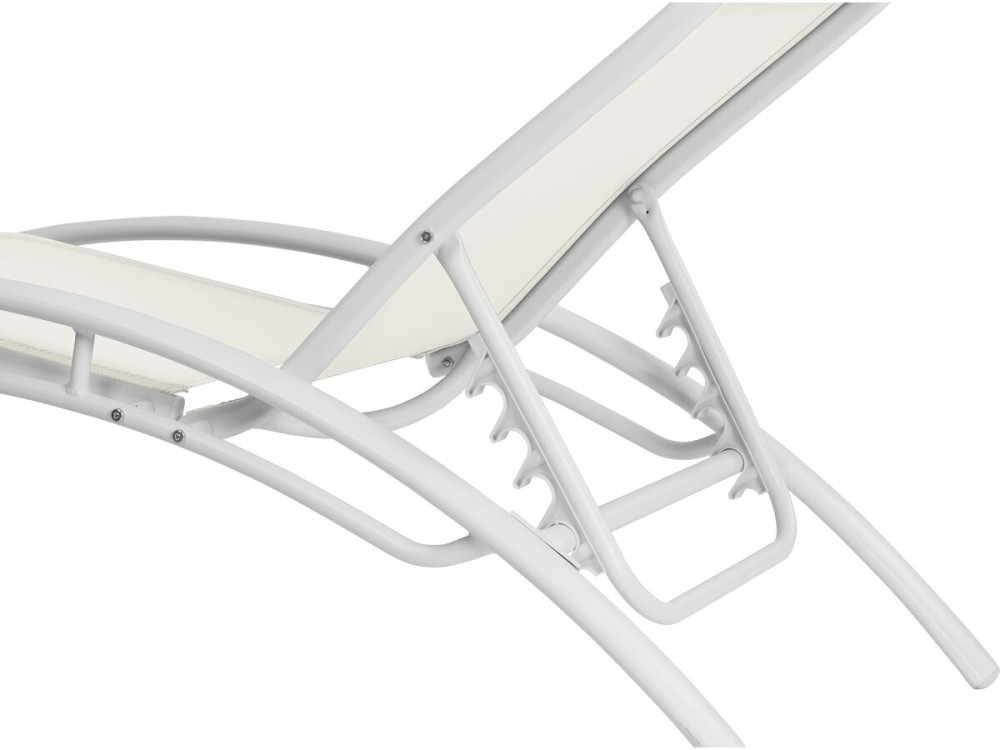 2 lettini in alluminio Beauty - PHOENIX - Ecru - set di 2
