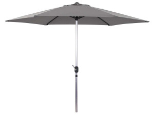 Ombrellone da giardino a palo centrale in alluminio "Sol" - Rontondo  - Ø 3m - Gris