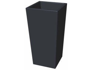 Vaso da fiori "Carreo" - 38,5 x 38,5 x h.85 cm - Antracite