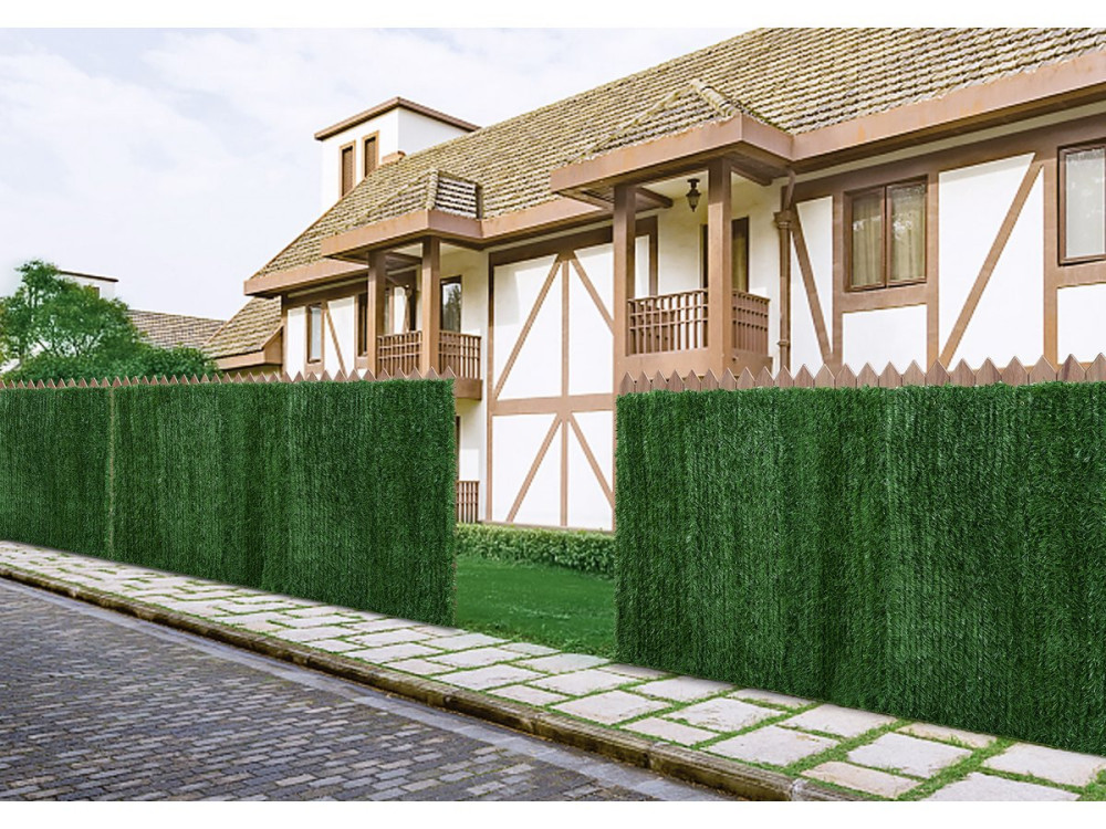 Set di 4 siepi artificiali - 150 x 300 cm