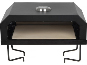 Forno per pizza al barbecue "Pizzello" - 40 x 35 x 28 cm - Nero