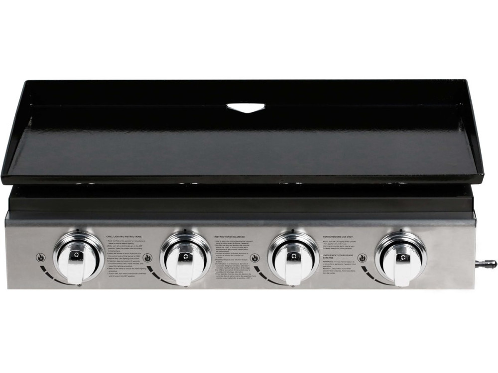 Plancha "Presto 4" - 4 fornelli - 9.7kW - Grigio