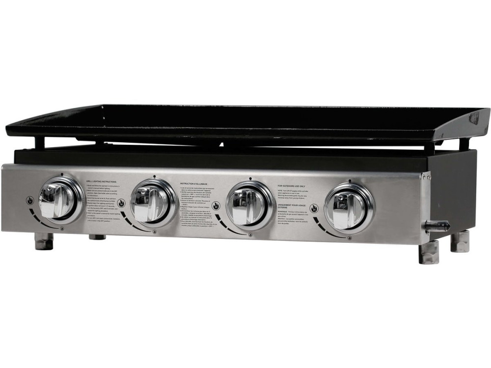 Plancha "Presto 4" - 4 fornelli - 9.7kW - Grigio