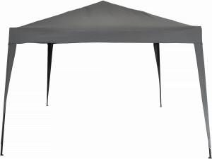 Pergolato pieghevole da giardino "Svetlana 3" - 9 m² - 3 x 3 m - Grigio