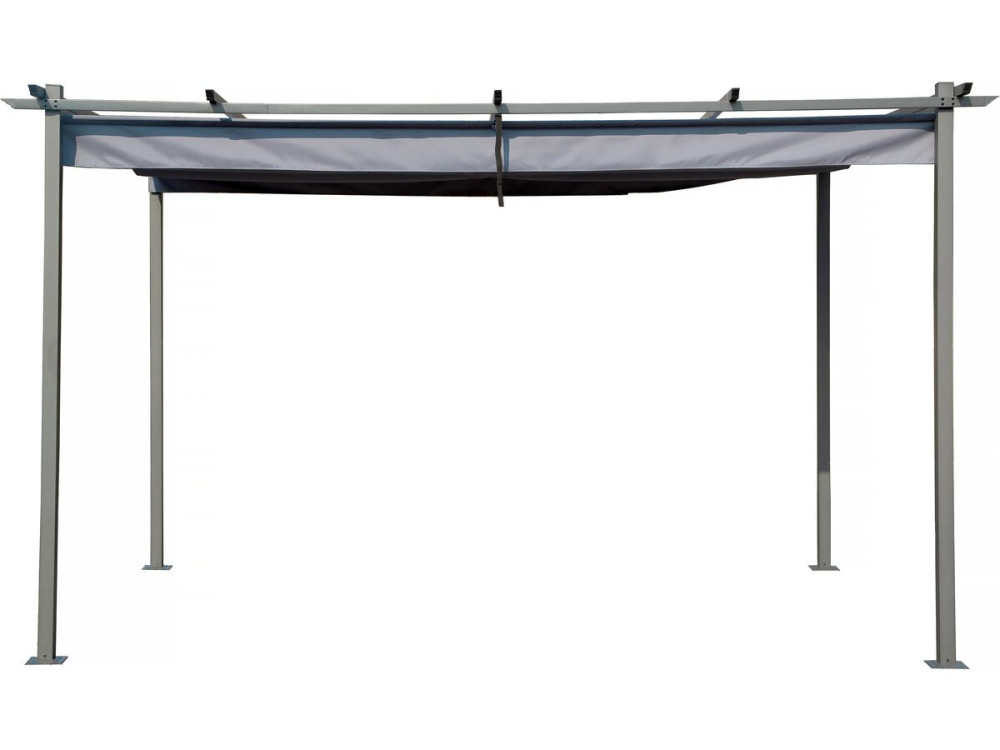 Pergola con tetto retrattile - 3 x 4 m - Antracite
