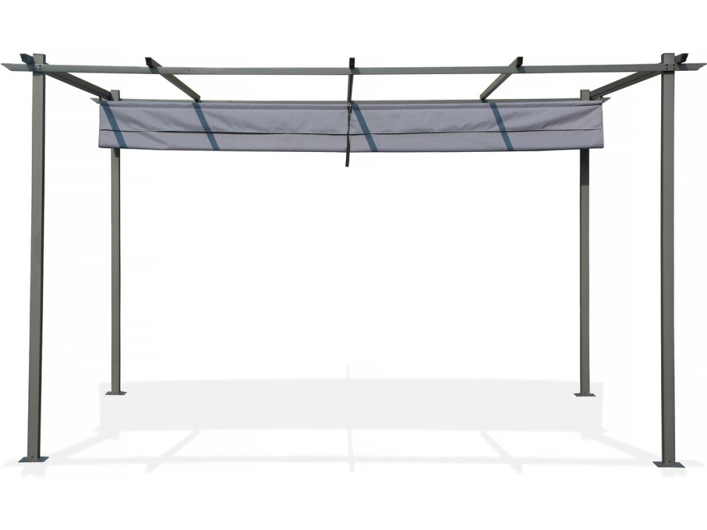 Pergola con tetto retrattile - 3 x 4 m - Antracite