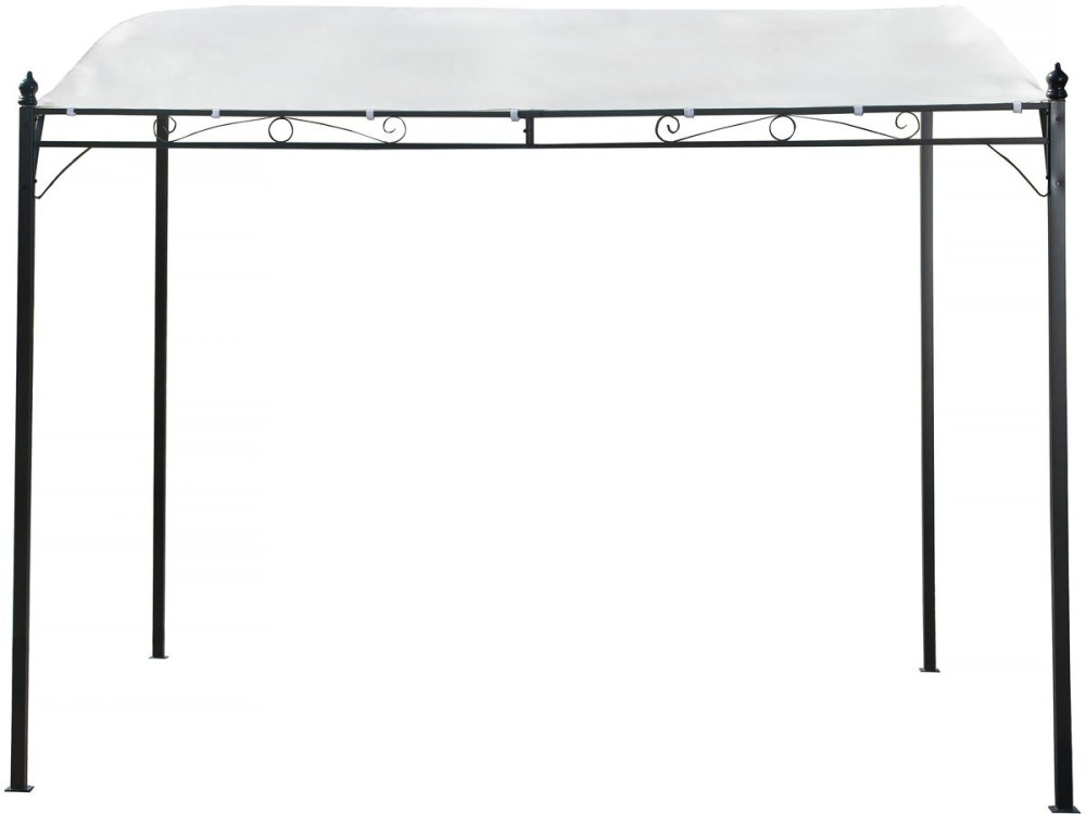 Pergola metallica inclinata - 3 x 2,5 m - Beige