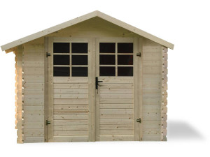 Casetta da giardino tradizionale in legno - 8,88 m2 - 2,98 x 2,98x 2,18 m - 28 mm