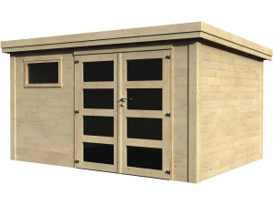 Casetta da giardino in legno "Paolo" - 10 m² - 3.65 x 2.75 x 2.16 m - 28 mm
