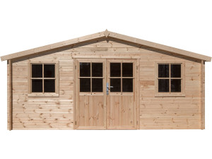 Casetta da giardino in legno "Alex" - 20,20 m² - 4,80 x 4,00 x 2,39 m - 28 mm