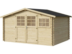 Casetta da giardino in legno "Clairval" - 416 x 301 x 218 cm - 12,53 m² - 28 mm