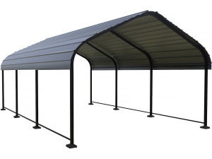 Pensilina in metallo "Phoenix" - 13,5 m² - Grigio