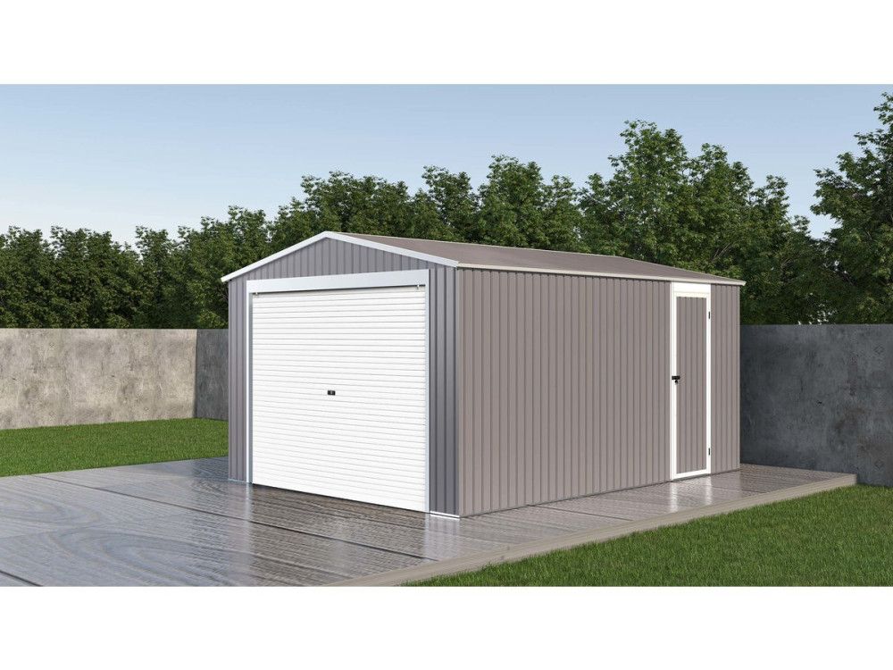Garage in metallo NEVADA con porta scorrevole - 15,61m²
