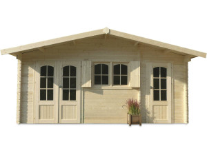 Casetta da giardino in legno "Rostock" - 22,04 m² - 5,68 x 3,88 x 2,75 m - 40 mm