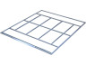 Base per capanno da giardino "Dallas" 8,84 M²