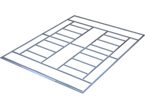 Base per capanno da giardino "Dallas" 15,16 M²