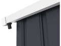 Grondaia per capanno da giardino in metallo da 2-6 m²