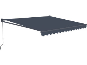 2,5 x 3 m Tenda retrattile in alluminio "Ombra 3" - Grigio antracite