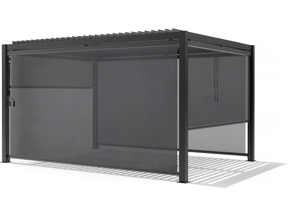 Tenda a rullo Pergola - 370 x 204 cm - Antracite