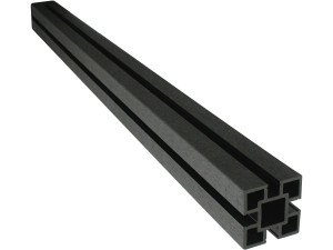 Palo in composito per recinzione in composito - Nero
