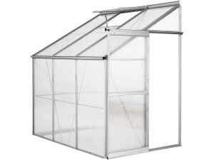 Serra addossata in policarbonato "Aneth" 190 x 125 x 195 cm - 2,37 m² - Francia