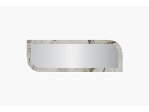 Specchio in legno "Arni" - 120 x 40 cm - Beige