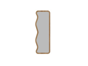Specchio in legno "Asel" - 50 x 160 cm - Beige