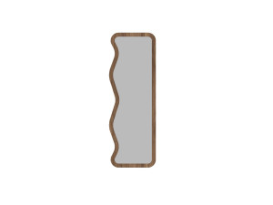 Specchio in legno "Asel" - 50 x 160 cm - Marrone