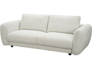 Divano dritto in tessuto ciniglia "Saint Germain S" - 3 posti - Beige