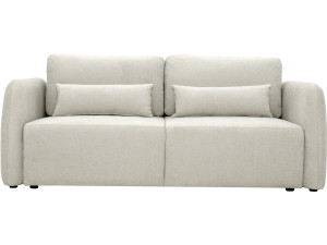 Divano a 3 posti in tessuto "Concorde", trasformabile in letto - Beige