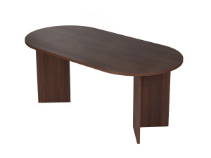 Tavolo da pranzo in legno "Sablin" - 180 x 89 x 75 cm - Noce