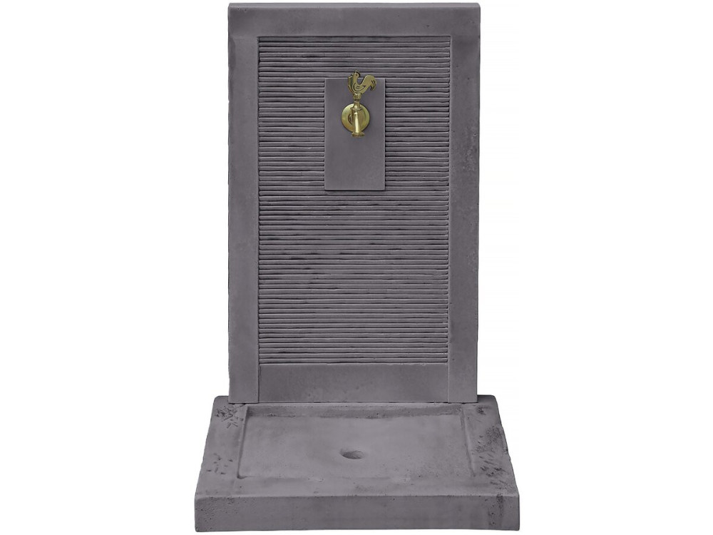 Fontana "ETNA" - Pietra - 57 x 42 x 87 cm - Grigio